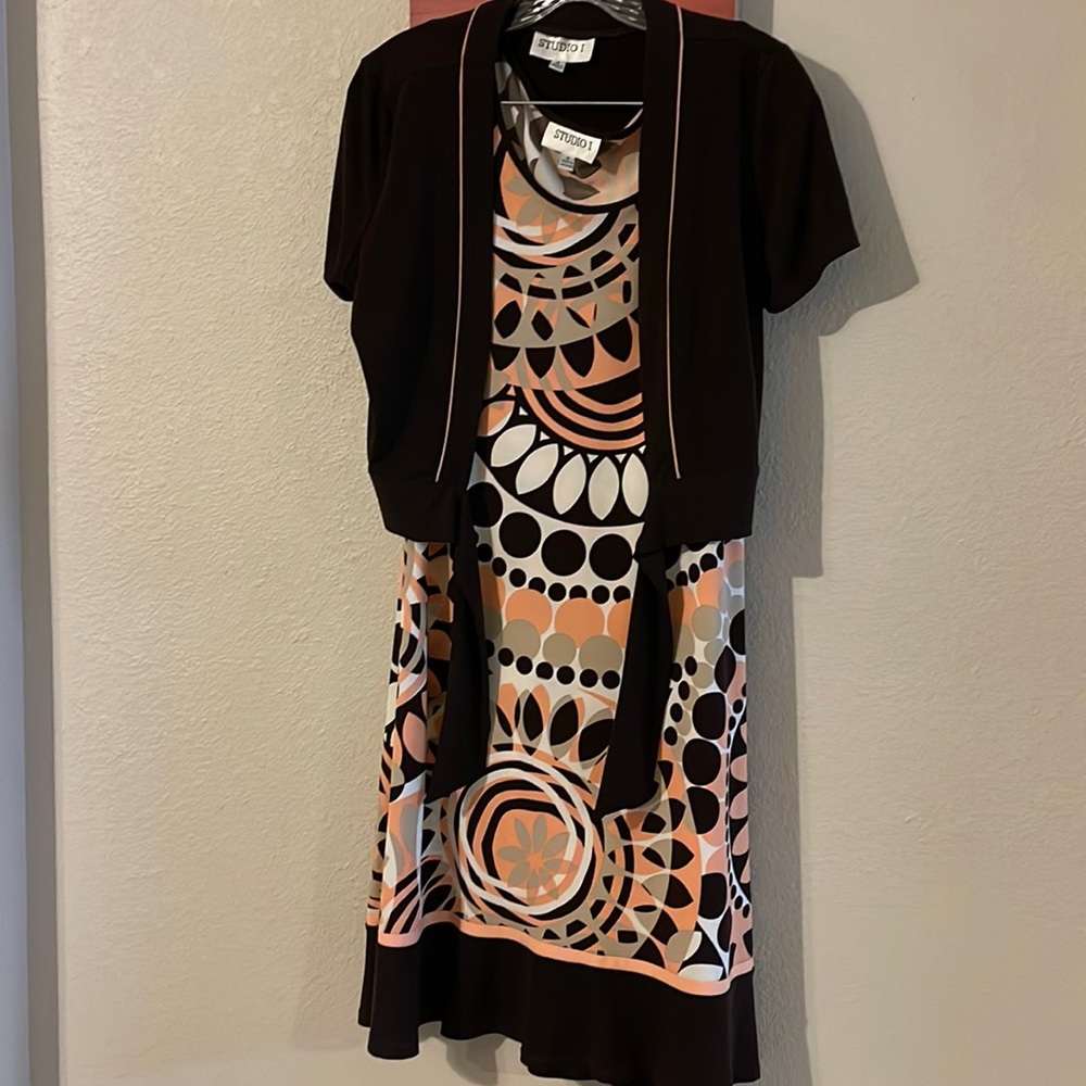 Two piece dress jacket